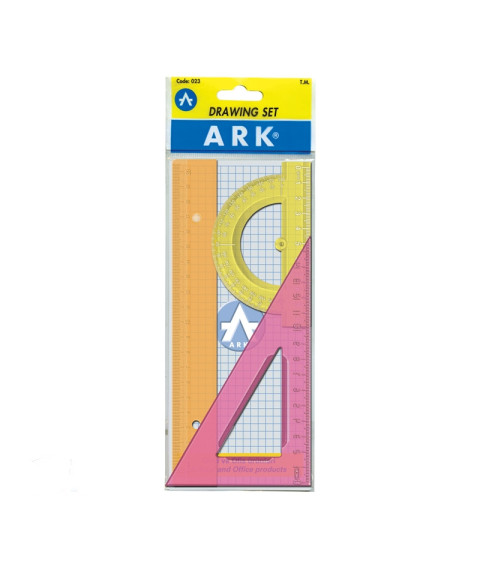 Set rigle 3 bucăți, 20 cm ARK